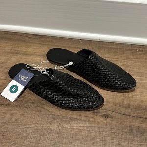 Brand new, never worn Universal Thread black mules